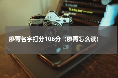 廖菁名字打分106分（廖菁怎么读）