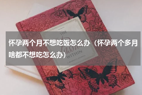 怀孕两个月不想吃饭怎么办（怀孕两个多月啥都不想吃怎么办）