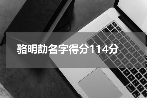 骆明劼名字得分114分