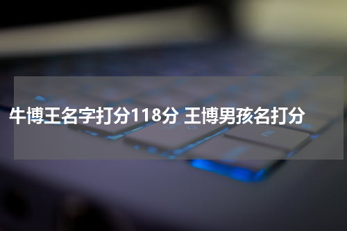 牛博王名字打分118分 王博男孩名打分