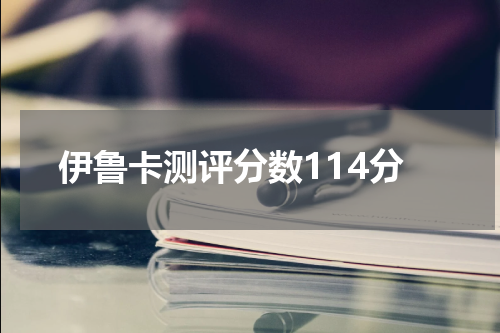 伊鲁卡测评分数114分