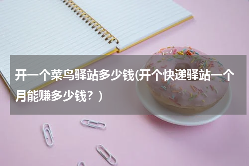 开一个菜鸟驿站多少钱(开个快递驿站一个月能赚多少钱？)