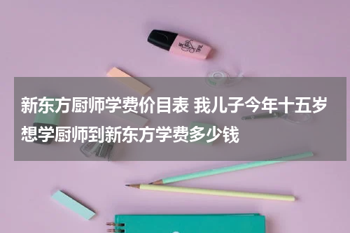 新东方厨师学费价目表 我儿子今年十五岁想学厨师到新东方学费多少钱